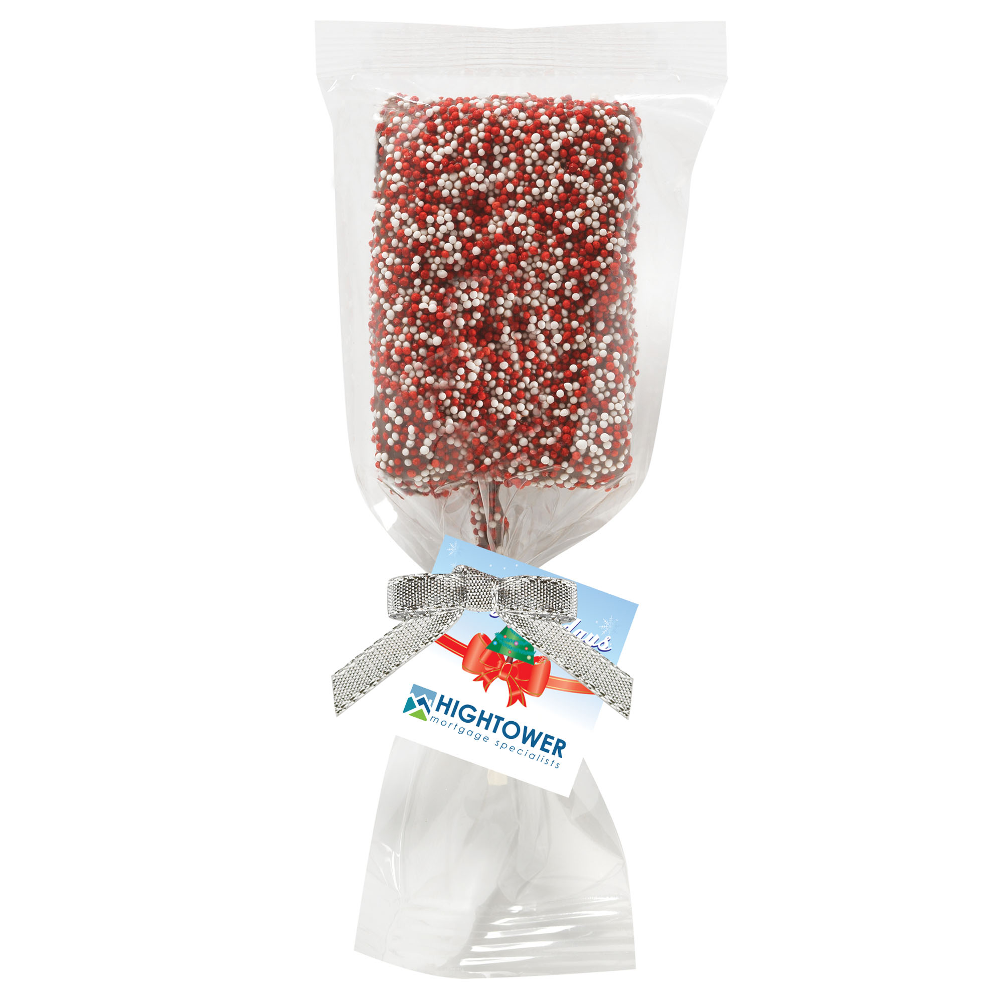 Product Photo 1 Chocolate Covered Crispy Pop with Corporate Mix & Match Sprinkles