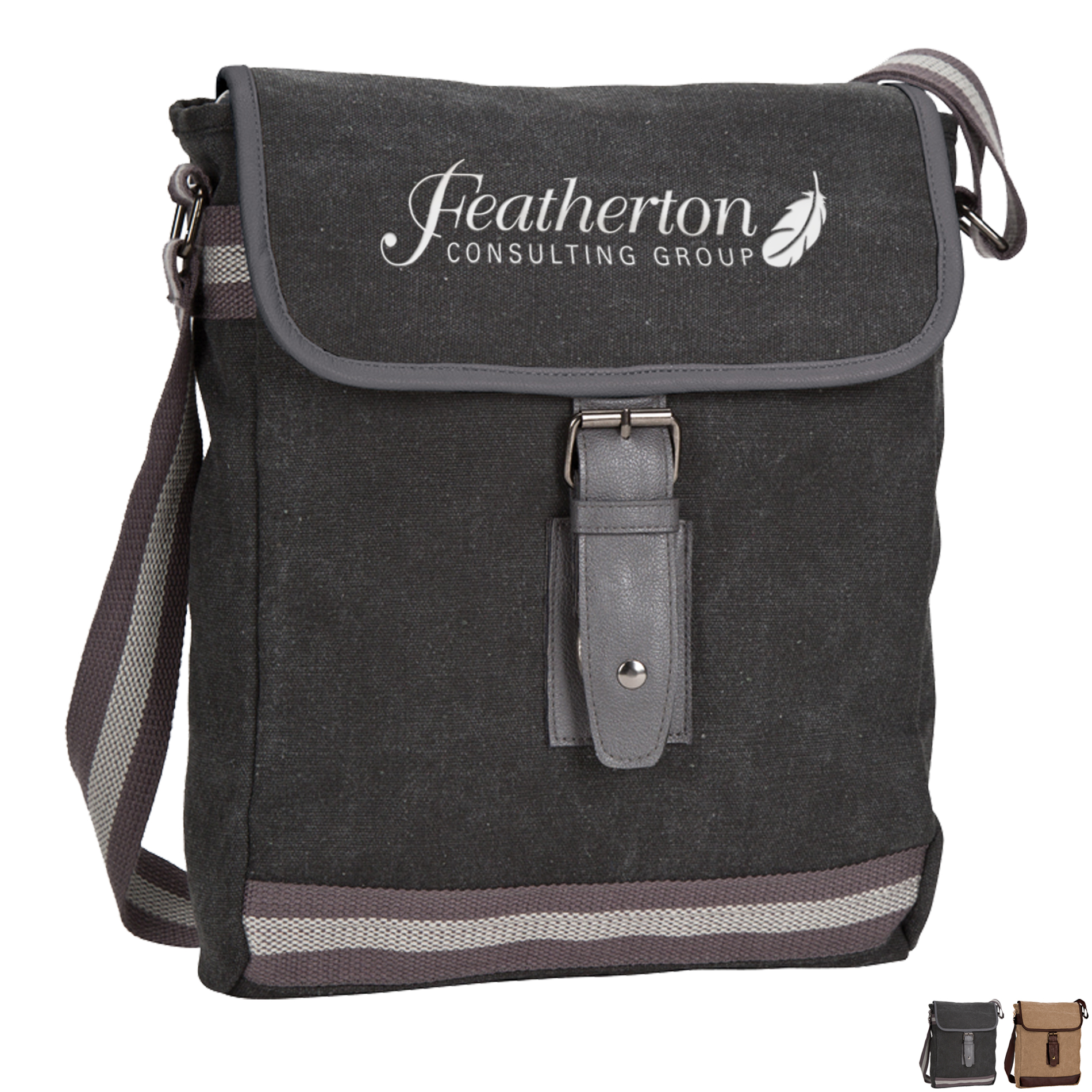 Product Photo 1 Arlington Cotton Canvas Mini Messenger Tablet Bag
