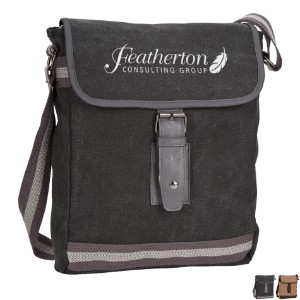 Arlington Cotton Canvas Mini Messenger Tablet Bag - GH1005