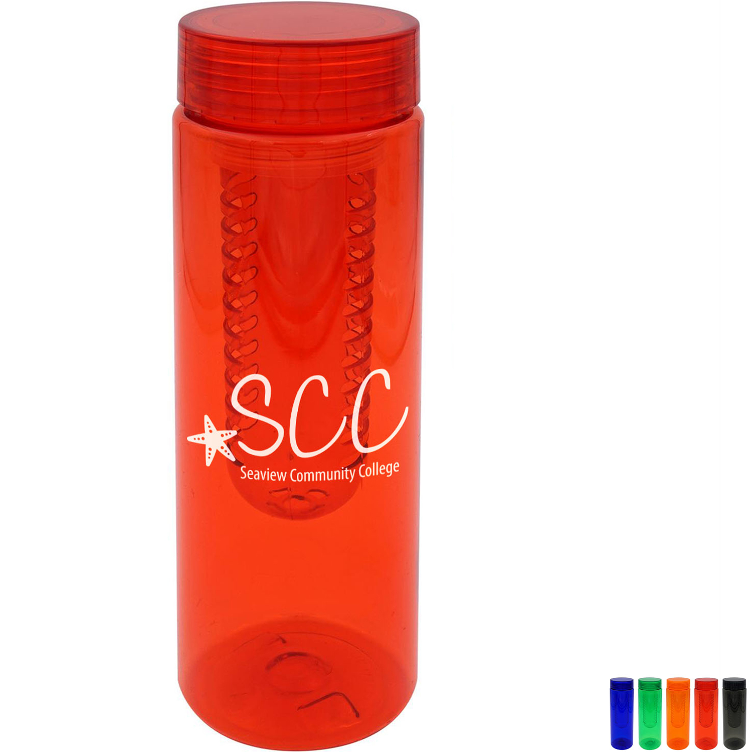 Product Photo 1 Clear View Colorful Bottle w/Infuser, 24 oz.