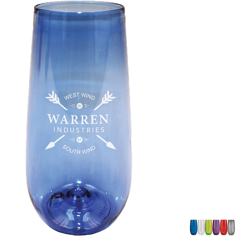 Product Photo 1 Shatterproof Plastic Stemless Champagne Flute, 10oz.