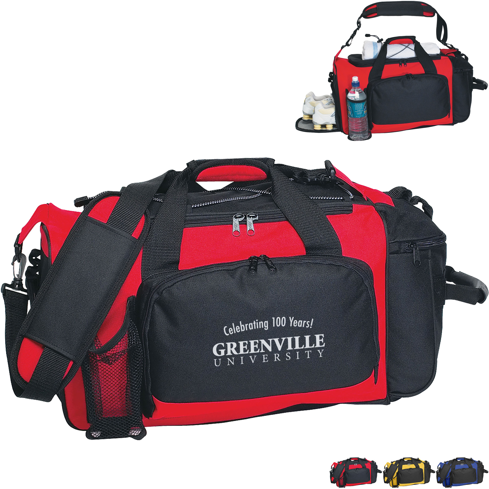 Product Photo 1 Deluxe Polyester Sport Duffel Bag, 21"