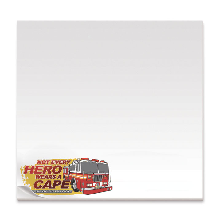 Product Photo 1 Not Every Hero Wears A Cape Design Adhesive Notepad, 25 Sheet