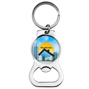 Economy Bottle Opener Key Tag - EM1365