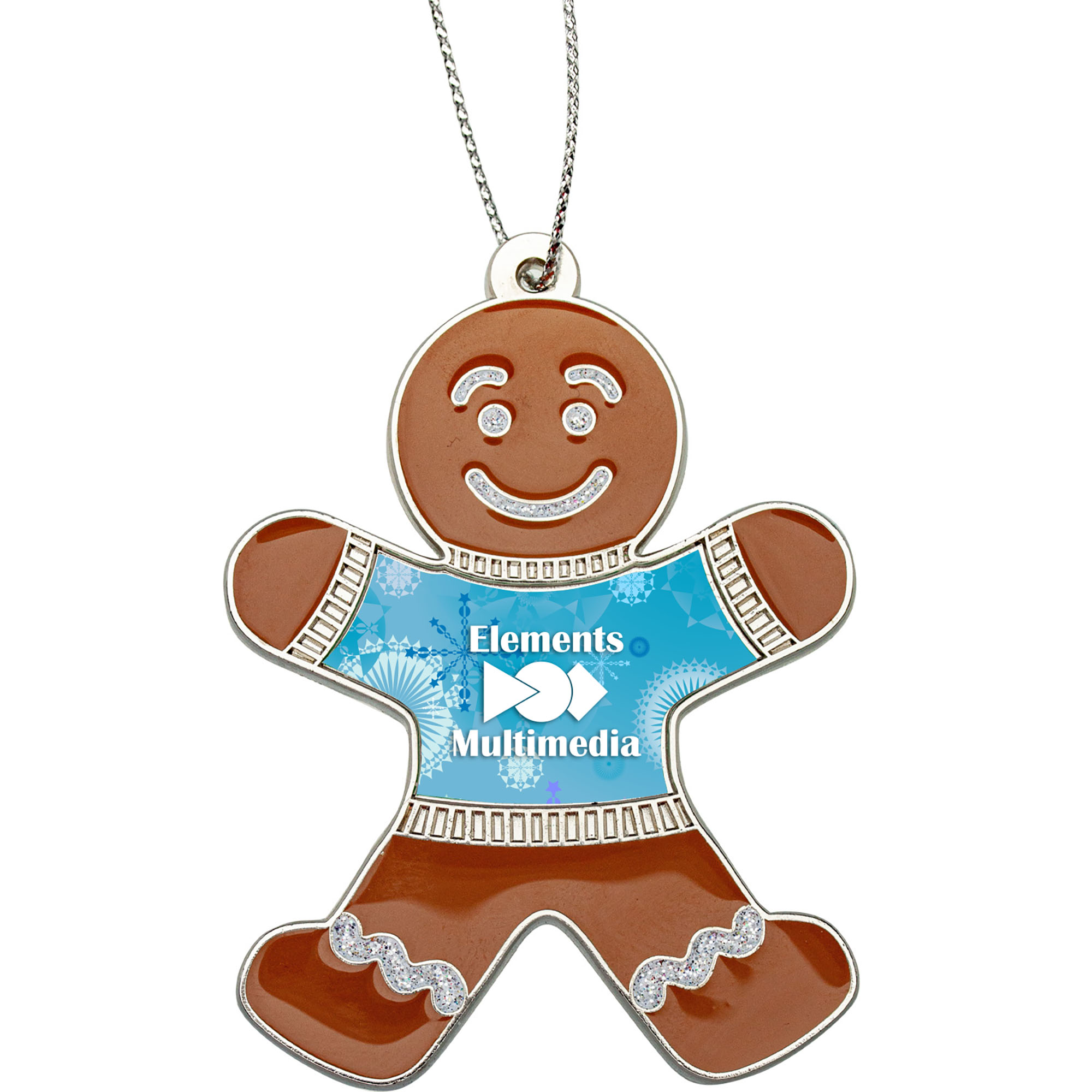 Product Photo 1 Gingerbread Man Die Cast Holiday Ornament