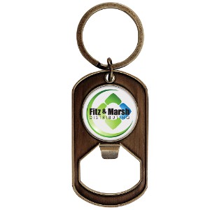 Dog Tag Bottle Opener Key Tag - EM1385