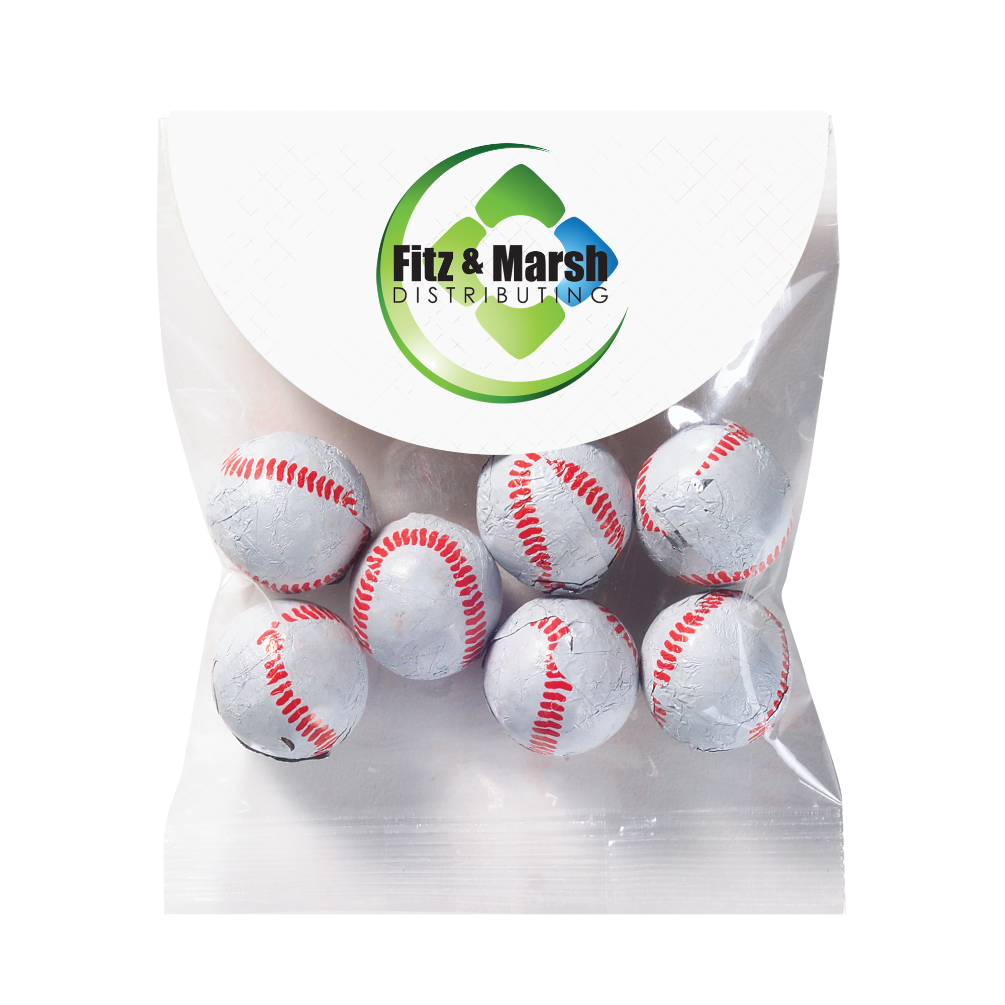 Product Photo 1 Header Bag w/ Chocolate Baseballs