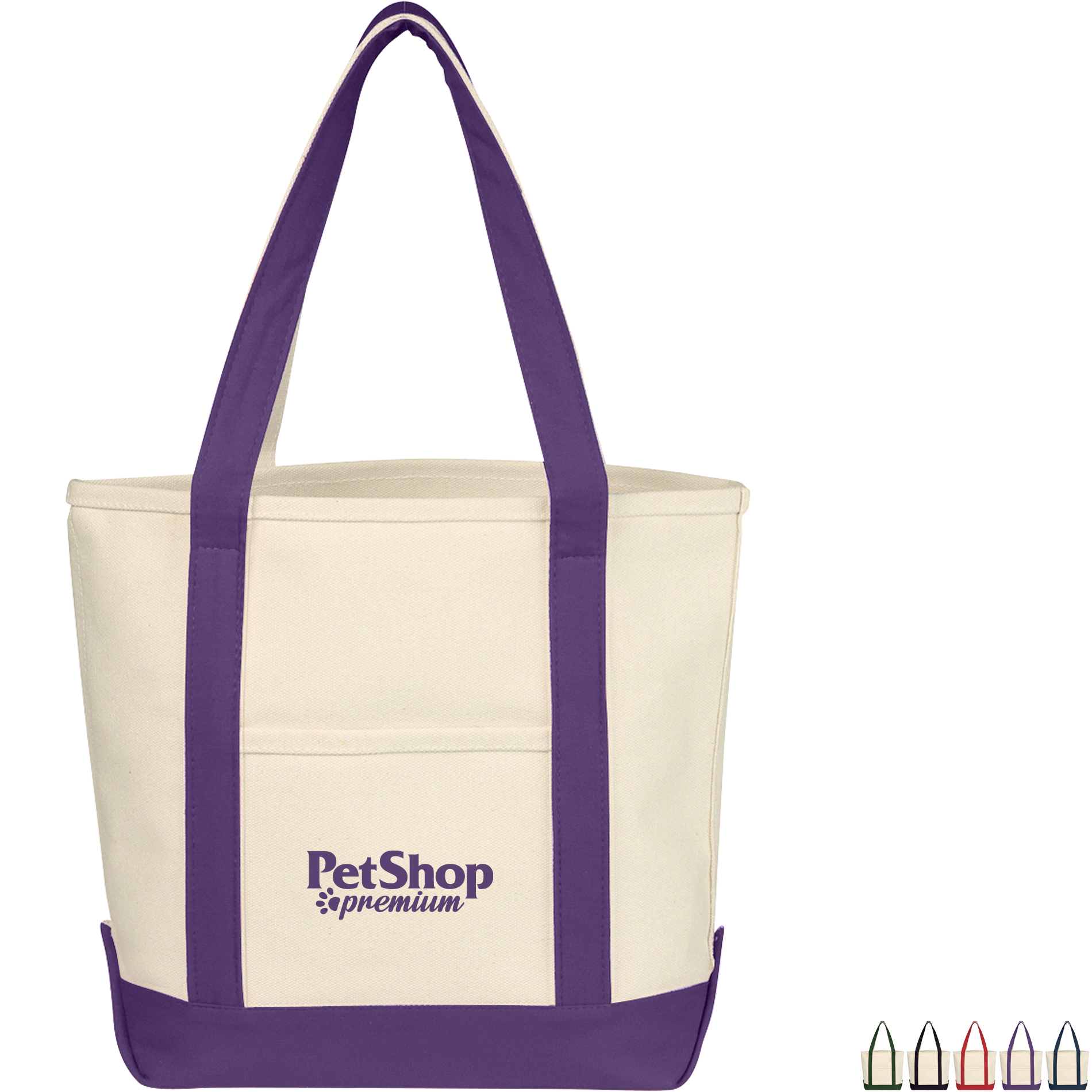 Product Photo 1 Small Heavy Cotton Canvas Boat Tote Bag