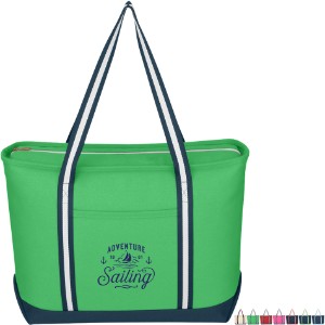 Large Cotton Canvas Admiral Tote Bag - HT9140