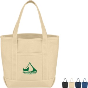 Small Cotton Canvas Yacht Tote Bag - HT9144