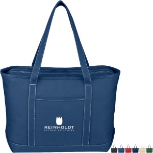 Large Cotton Canvas Yacht Tote Bag - HT9145