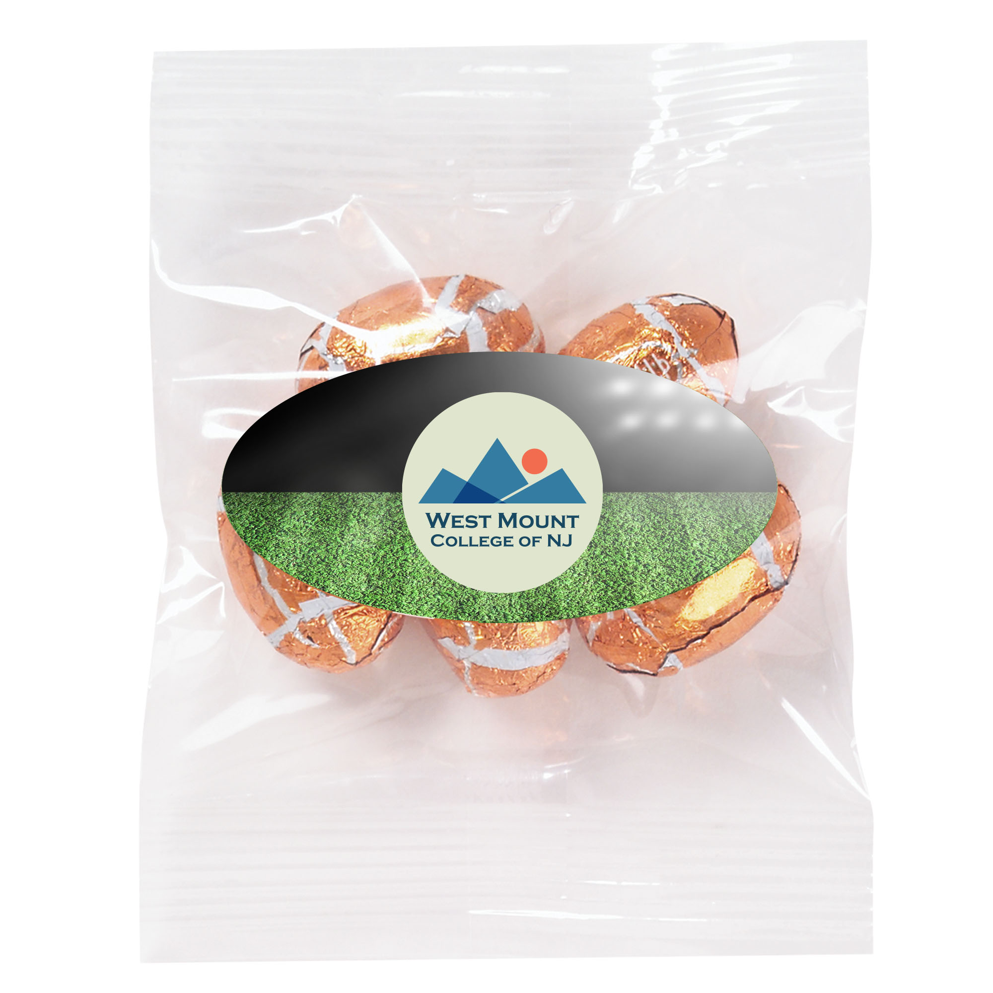 Product Photo 1 Sideline Snack Bag w/ Chocolate Footballs, 1oz.