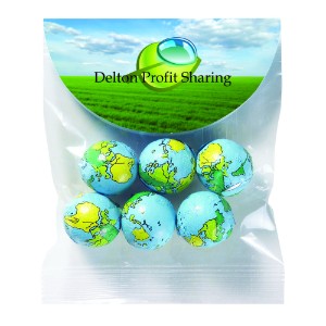 Header Bag w/ Chocolate Earth Balls - MD1690