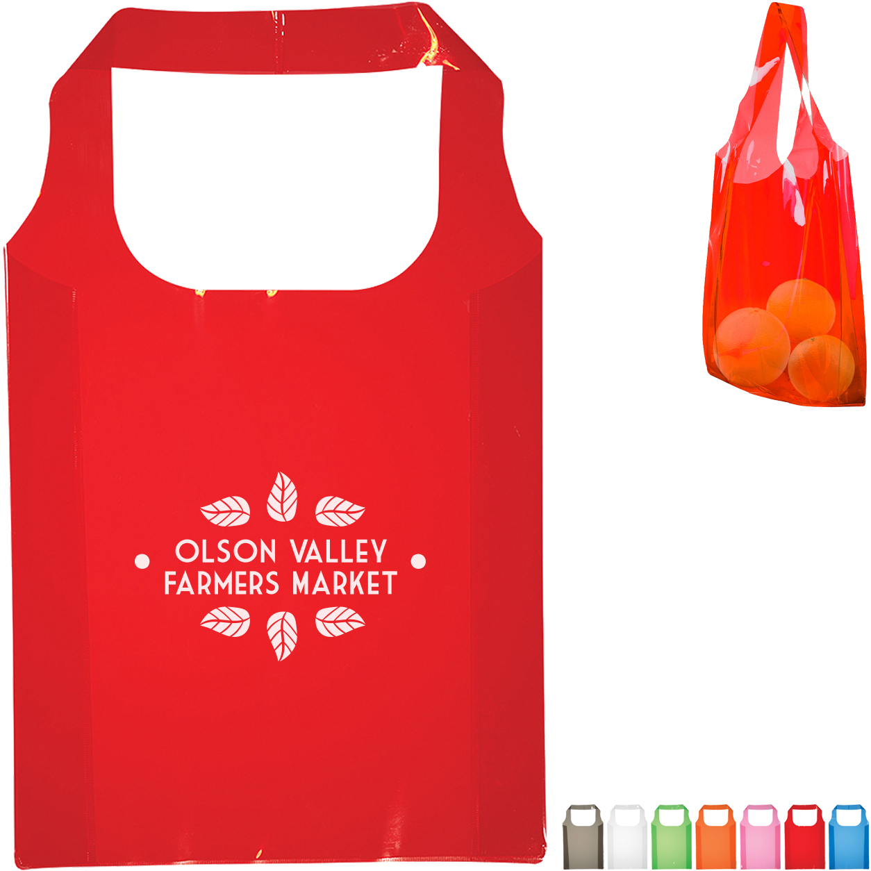 Product Photo 1 Expression Translucent PVC Tote Bag - CLOSEOUT!