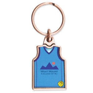 Basketball Jersey Metal Key Chain - CJ1070