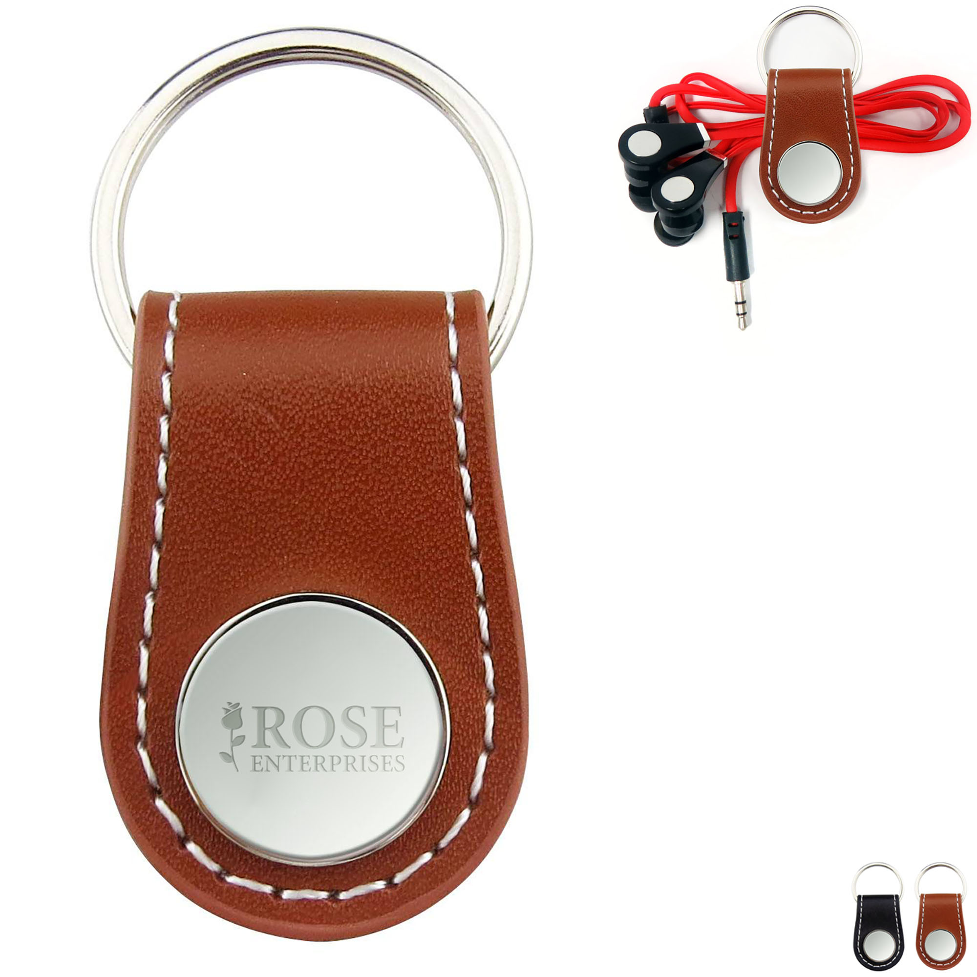 Product Photo 1 Key Snap Leatherette Cord Organizer Key Chain