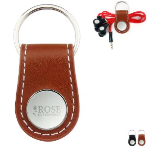 Key Snap Leatherette Cord Organizer Key Chain - CJ1150