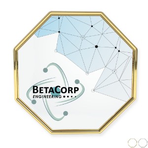 Octagon Lapel Pin - CJ1025