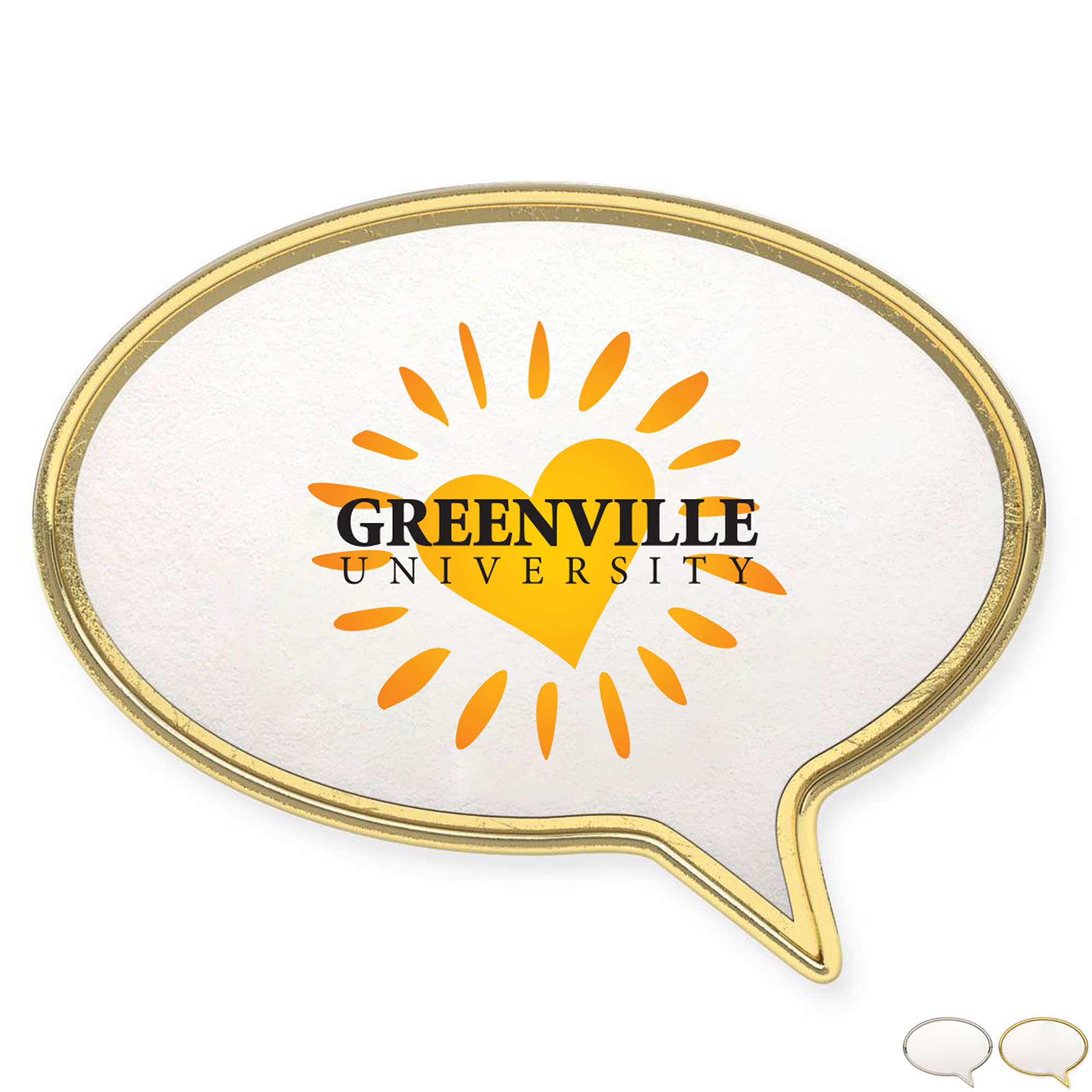 Product Photo 1 Round Speech Bubble Lapel Pin