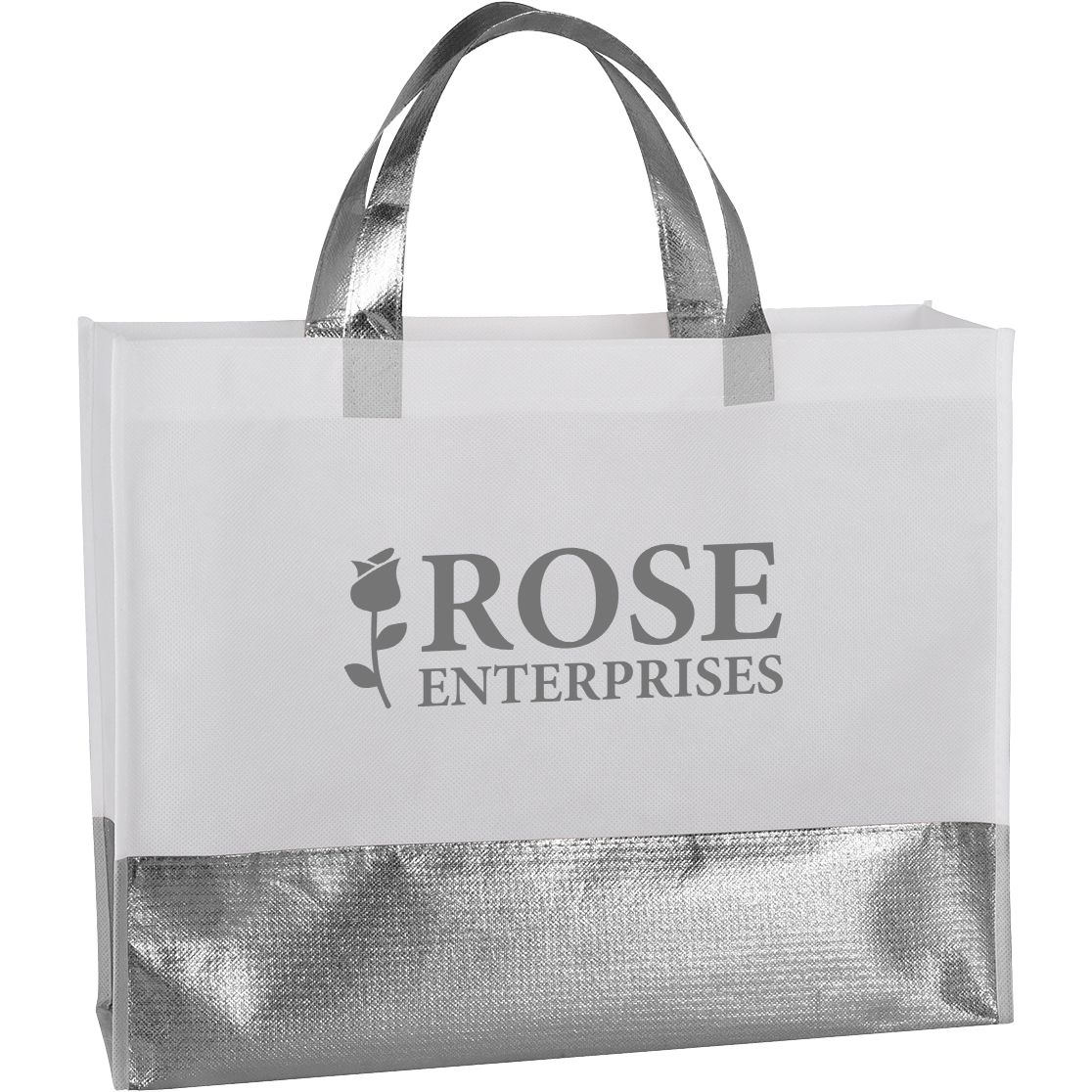 Product Photo 1 Flair Metallic Accent Non-Woven Tote Bag