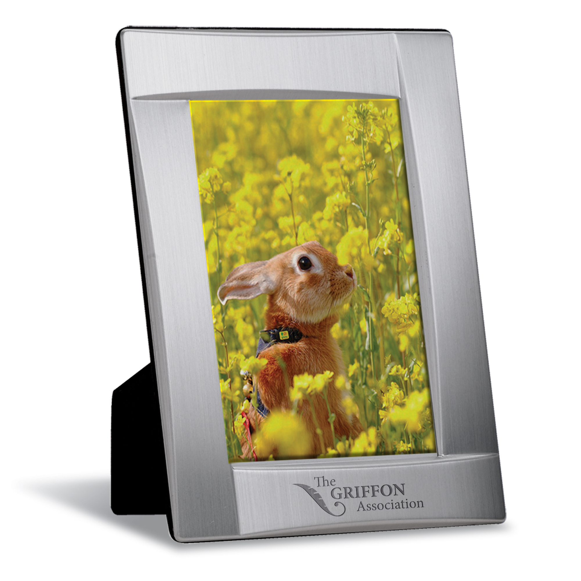 Product Photo 1 Structural Brushed Aluminum Photo Frame, 4" x 6"