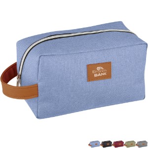 Heathered Polyester Toiletry Bag - HT9219