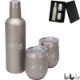Bliss Wine Bottle & 2 Tumbler Gift Set