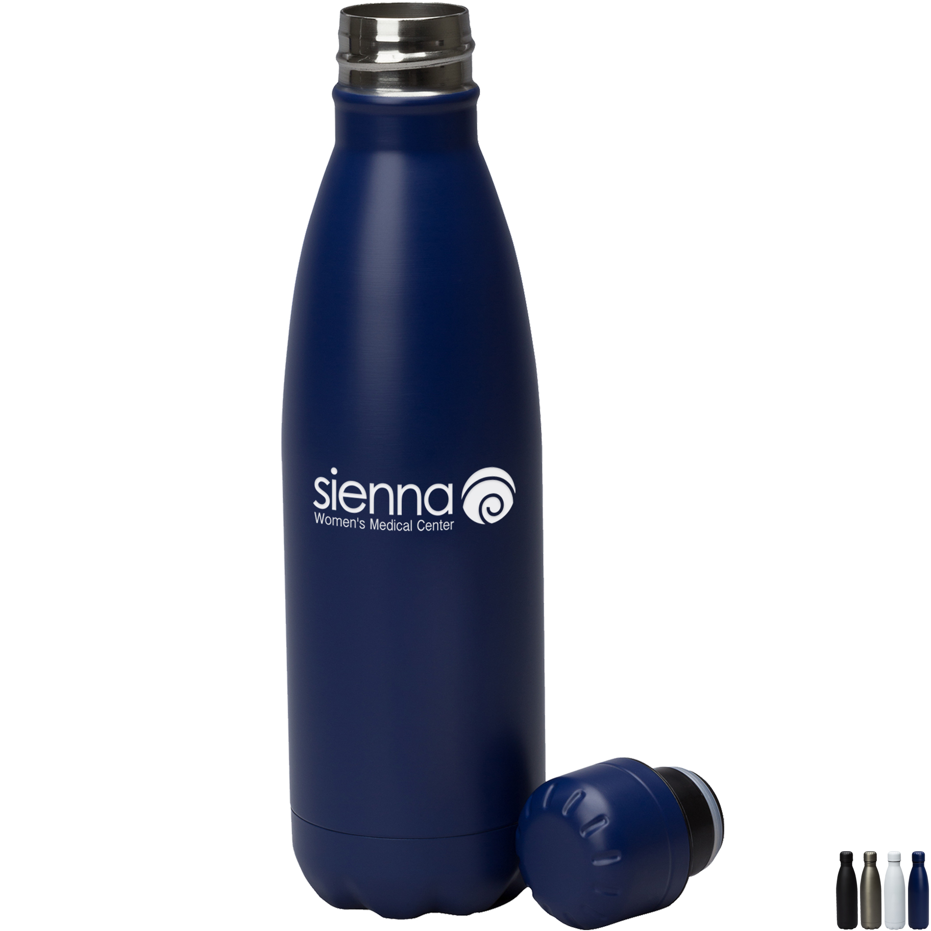 Product Photo 1 Palermo Double Wall Stainless Steel Vacuum Bottle, 17oz.