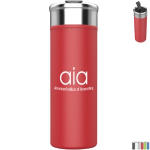 Esen Double Wall Stainless Steel Vacuum Tumbler w/ Copper Lining, 18oz. - LG1323
