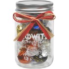 Photo 15 Raffia Bow Glass Mason Jar with Lindt® Truffles, 12oz.