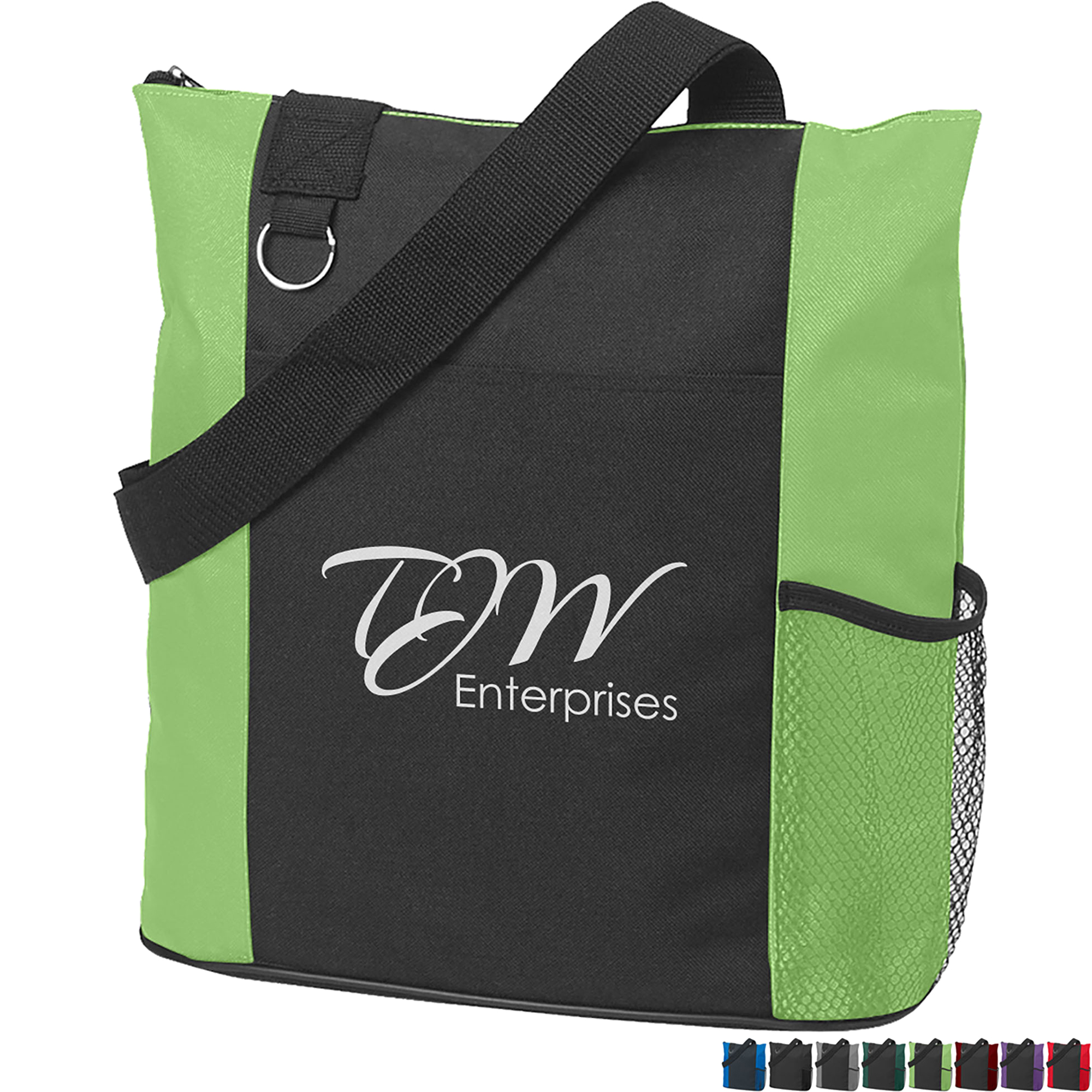Product Photo 1 Fun Zip Top Closure Polyester Tote Bag