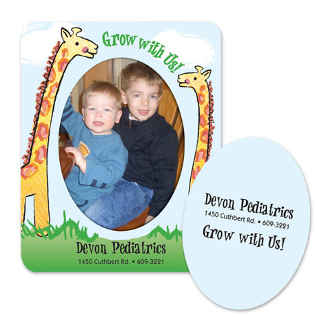 Product Photo 1 Oval Picture Frame Magnet - Custom Design