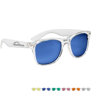 Crystalline Mirrored Malibu Sunglasses - HT1768