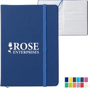 Strap Closure Lined Journal Notebook, 5" x 7" - HT1763