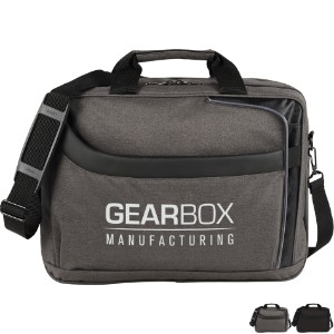 CheckMate® TSA 15" PolyCanvas Computer Briefcase - LD9206