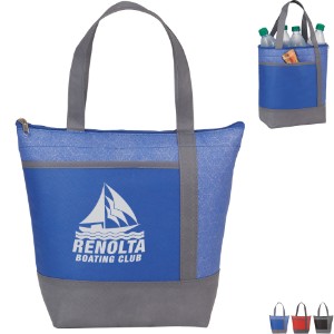 Chrome Non-Woven 9 Can Lunch Cooler - BT8903