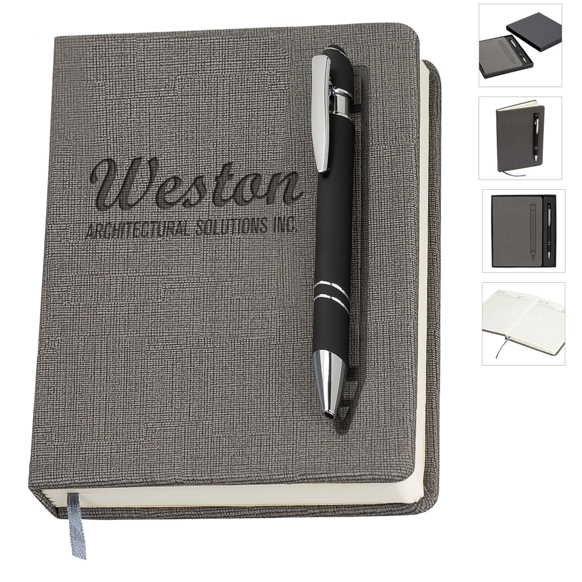 Product Photo 1 Manhattan Gift Set w/ Magnetic Journal and Pen, 5" x 7"