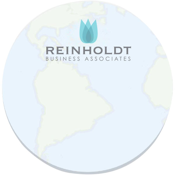 Product Photo 1 BIC® Circle Shape Adhesive Notepad, 3" x 3", 25 Sheets