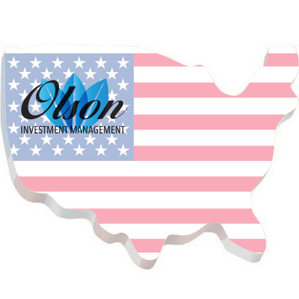 Product Photo 1 BIC® USA Shape Adhesive Notepad, 3" x 4", 25 Sheets