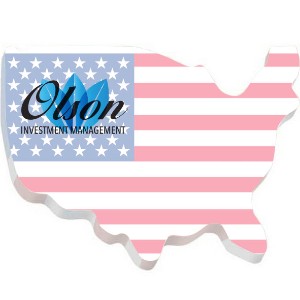 BIC® USA Shape Adhesive Notepad, 3" x 4", 25 Sheets - BC1512