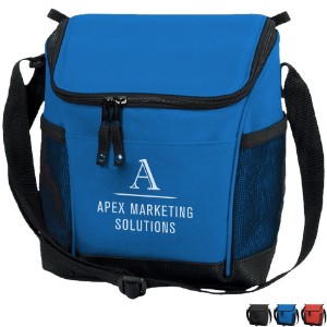 Designer 8 Can Polyester Cooler Bag - HT1795