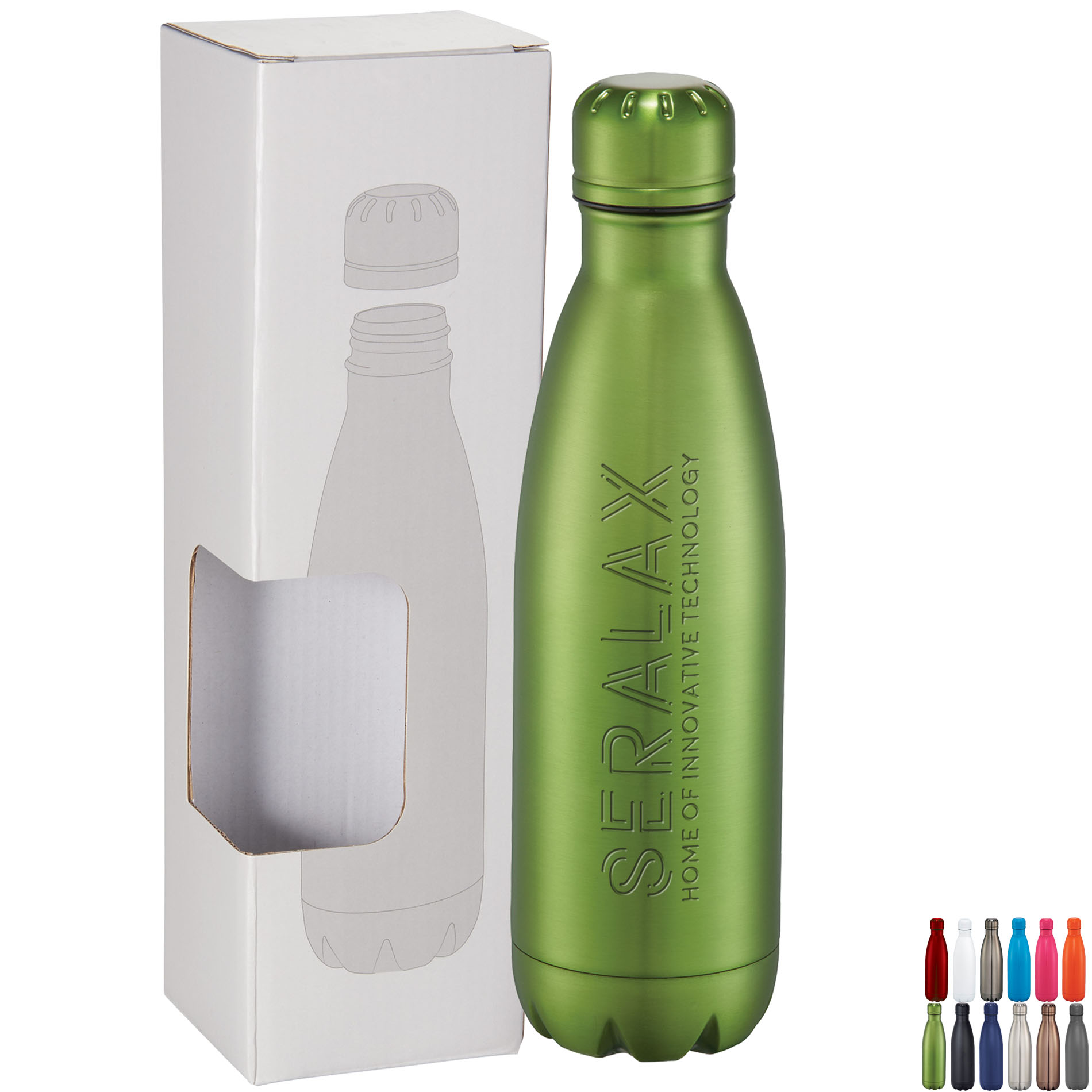 Product Photo 1 Copper Vacuum Insulated Bottle w/Window Box, 17 oz .