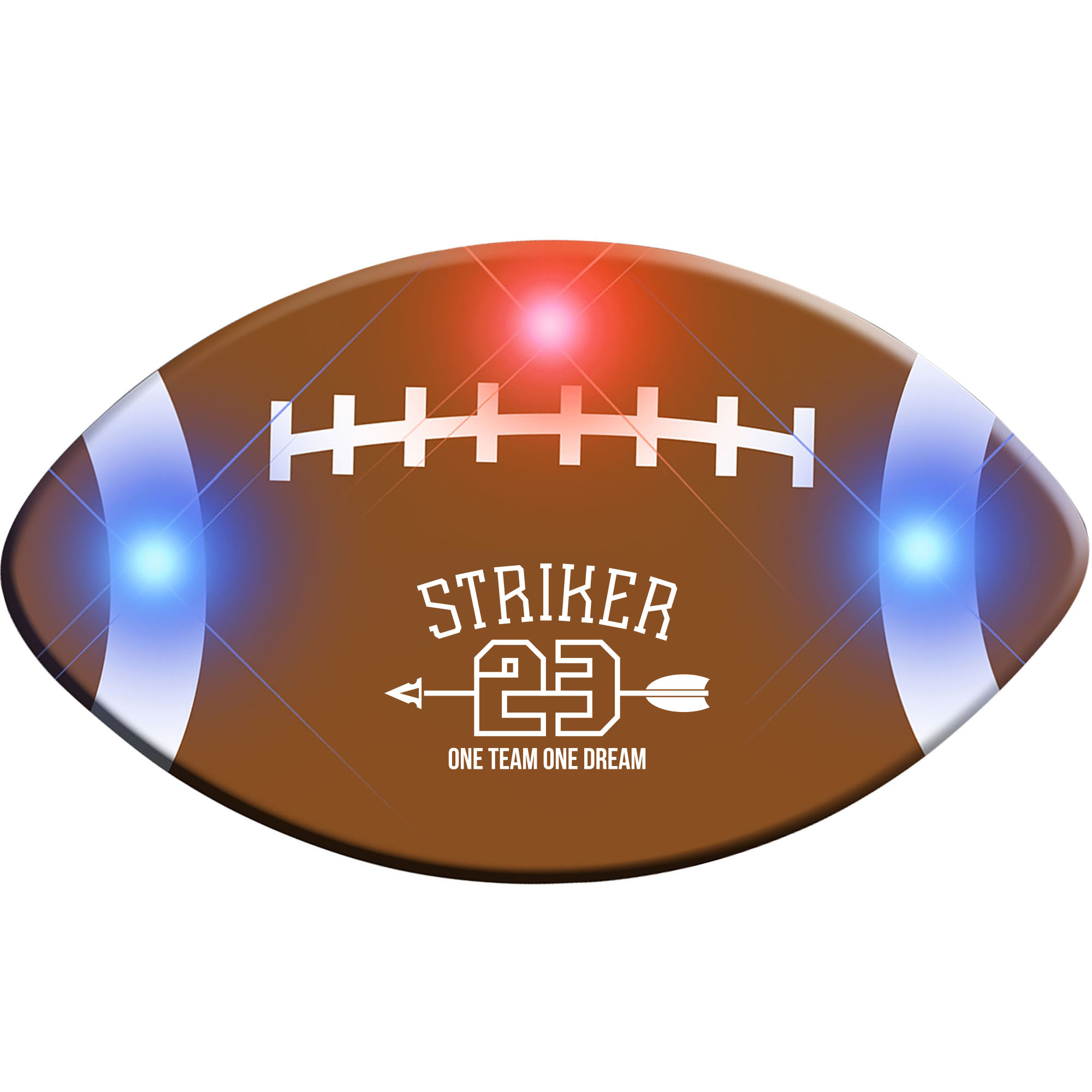 Product Photo 1 Football Flashing LED Lapel Pin