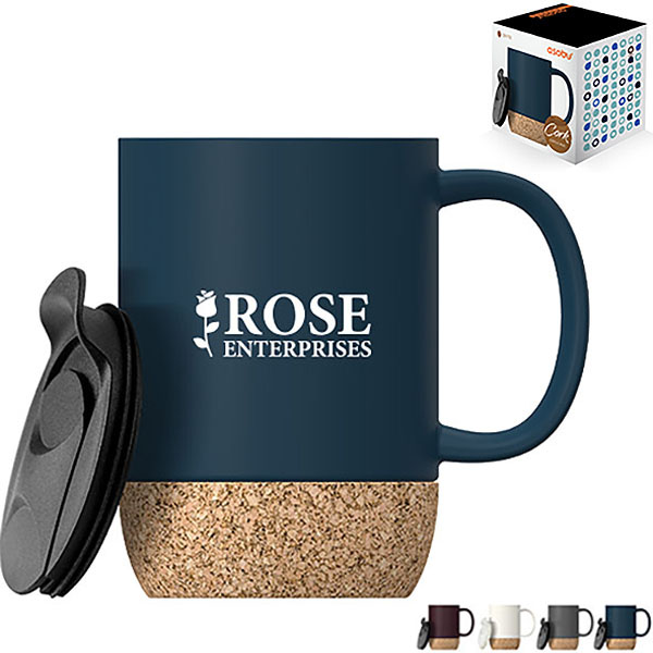 Product Photo 1 Cork Ceramic Mug, 12oz.