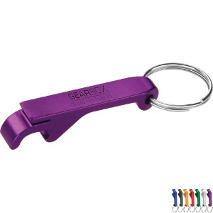 Aluminum Bottle / Can Opener Key Ring - BT8951