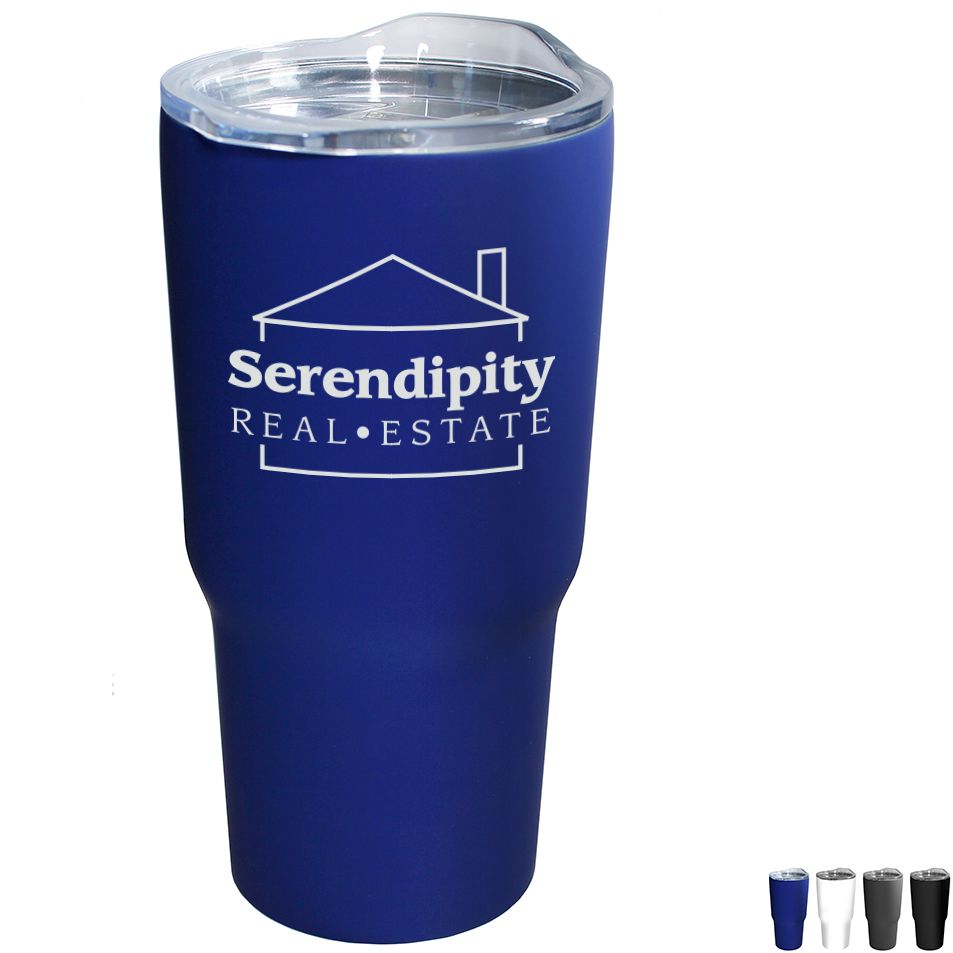 Product Photo 1 Soft Touch Double Wall Stainless Steel Halcyon® Tumbler, 20oz.