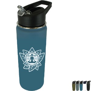 Halcyon® Sports Bottle w/Flip Straw Lid, 20 oz. - AK6061