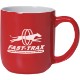 Majestic Ceramic Red Two-Tone Mug, 17oz.