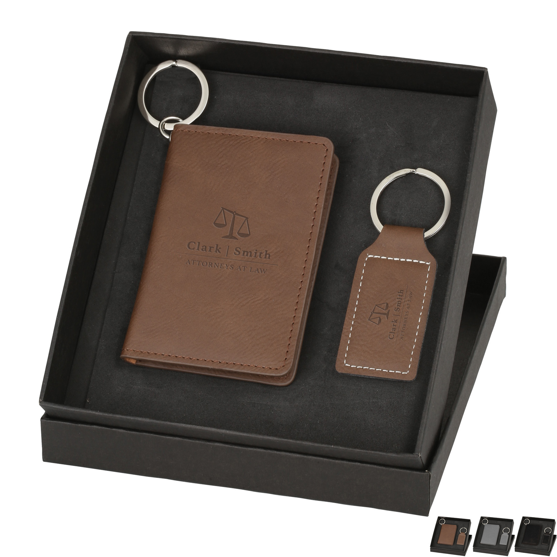 Product Photo 1 Wallet & Keychain Leatherette Set