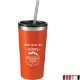 Thor Double-Wall Stainless Steel Tumbler w/ Straw, 16oz.